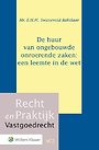 De huur van ongebouwde onroerende zaken: een leemte in de wet De huur van ongebouwde onroerende zaken: een leemte in de wet