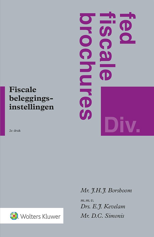 Fiscale beleggingsinstellingen