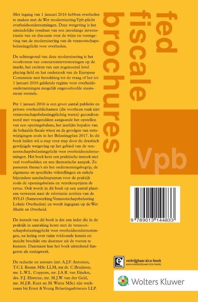 Vpb-plicht bij overheidslichamen