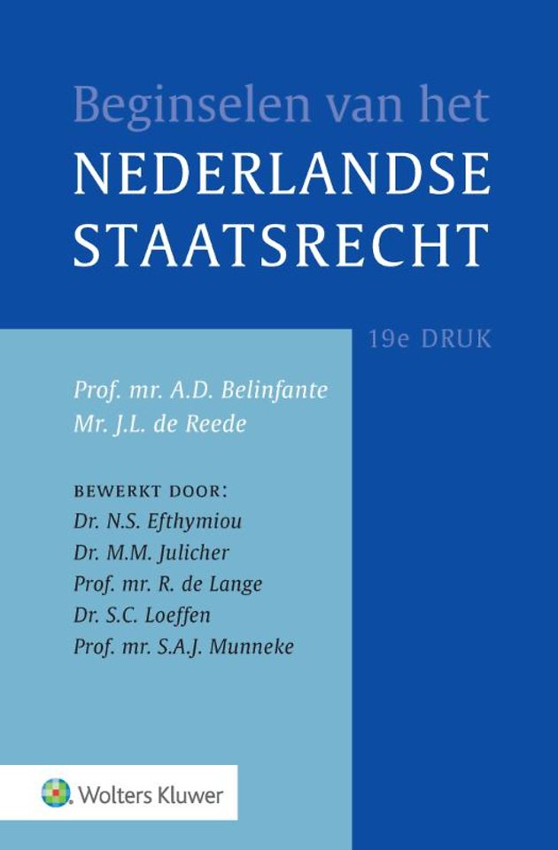 Beginselen van het Nederlandse staatsrecht