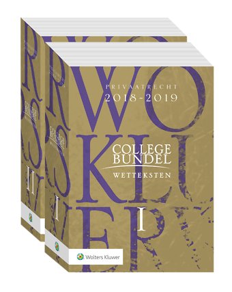 Wolters Kluwer Collegebundel 2018-2019