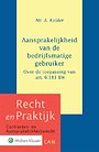 Aansprakelijkheid van de bedrijfsmatige gebruiker Aansprakelijkheid van de bedrijfsmatige gebruiker