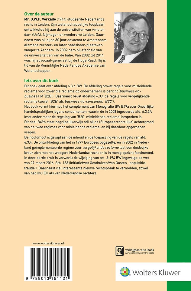 Misleidende (B2B) reclame en vergelijkende reclame