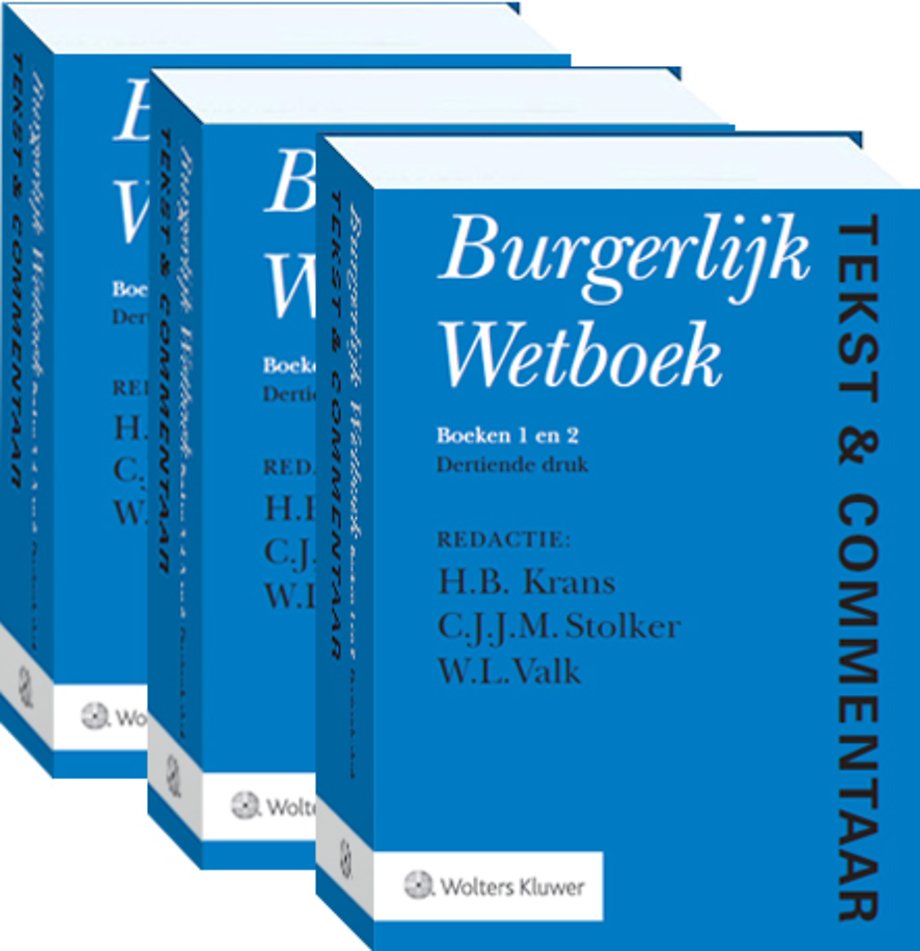 Tekst & Commentaar: Burgerlijk Wetboek Tekst & Commentaar: Burgerlijk Wetboek