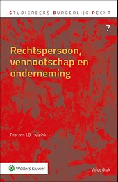Rechtspersoon, vennootschap en onderneming