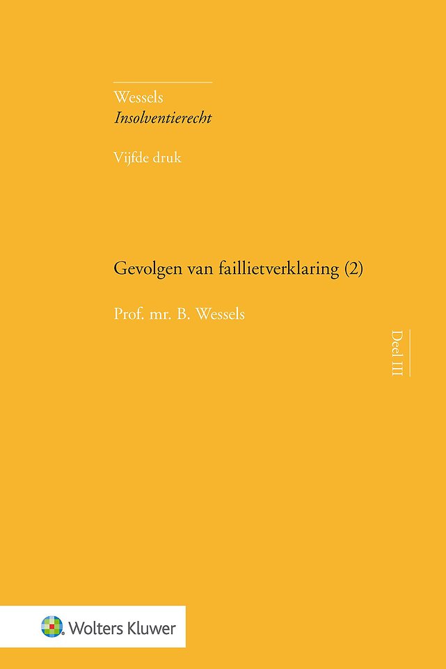 Gevolgen van faillietverklaring (2) Gevolgen van faillietverklaring (2)