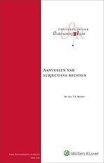 Aanvullen van subjectieve rechten