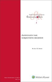 Aanvullen van subjectieve rechten