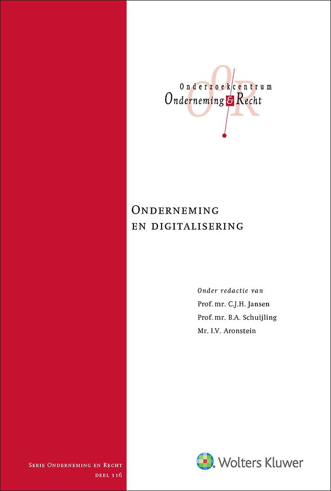 Onderneming en digitalisering Onderneming en digitalisering