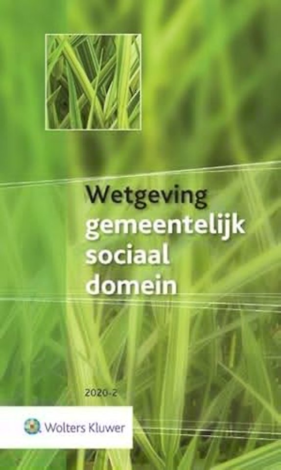 Wetgeving gemeentelijk sociaal domein 2020-2