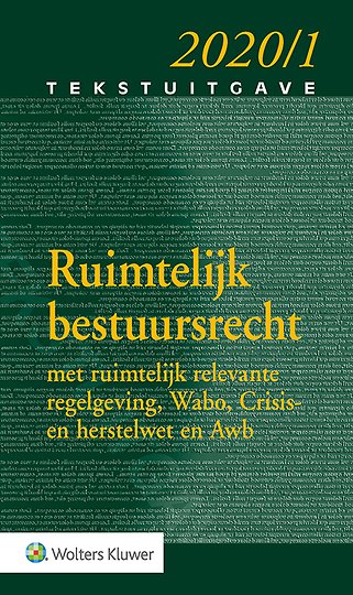 Tekstuitgave Ruimtelijk bestuursrecht 2020/1