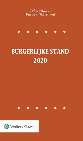 Tekstuitgave Burgerlijke stand 2020