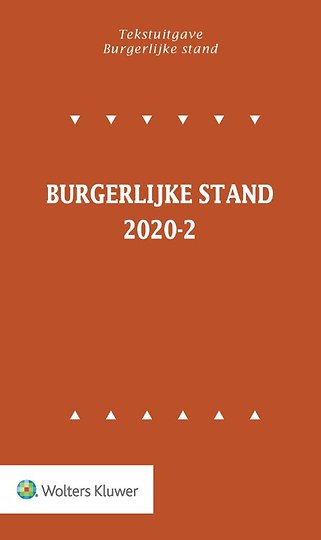 Tekstuitgave Burgerlijke stand 2020-2