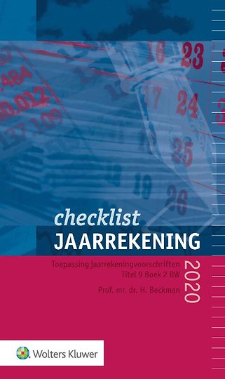 Checklist Jaarrekening 2020