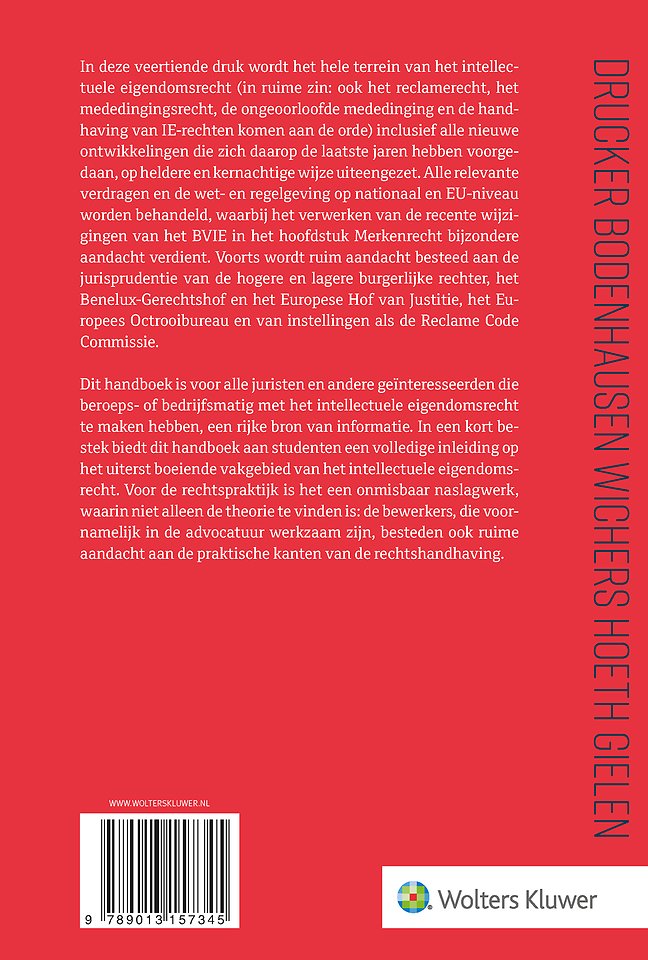 Kort begrip van het intellectuele eigendomsrecht - Studenteneditie