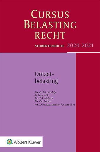 Studenteneditie Cursus Belastingrecht Omzetbelasting 2020-2021