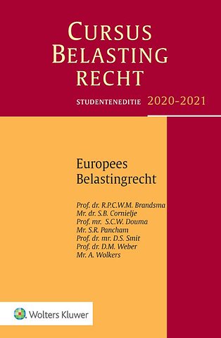 Studenteneditie Cursus Belastingrecht, Europees Belastingrecht 2020-2021