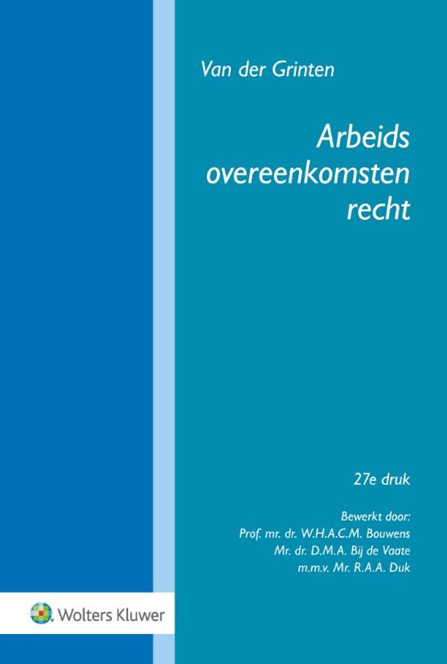 Arbeidsovereenkomstenrecht Arbeidsovereenkomstenrecht