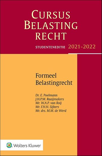 Studenteneditie Cursus Belastingrecht, Formeel Belastingrecht 2021-2022