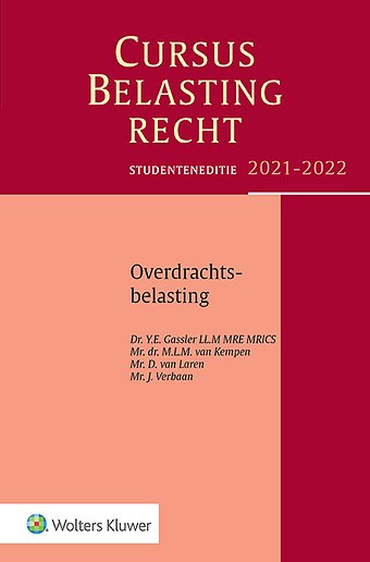 Studenteneditie Cursus Belastingrecht Overdrachtsbelasting 2021-2022