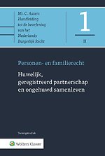 Asser 1-II Huwelijk, geregistreerd partnerschap en ongehuwd samenleven