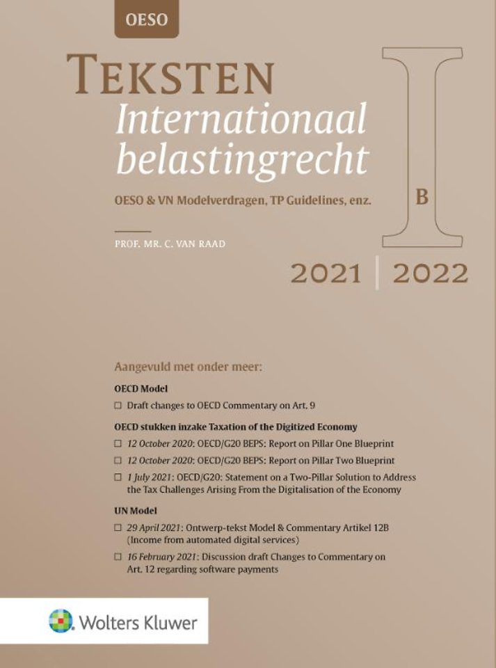 Teksten Internationaal belastingrecht 2021/2022 Teksten Internationaal belastingrecht 2021/2022