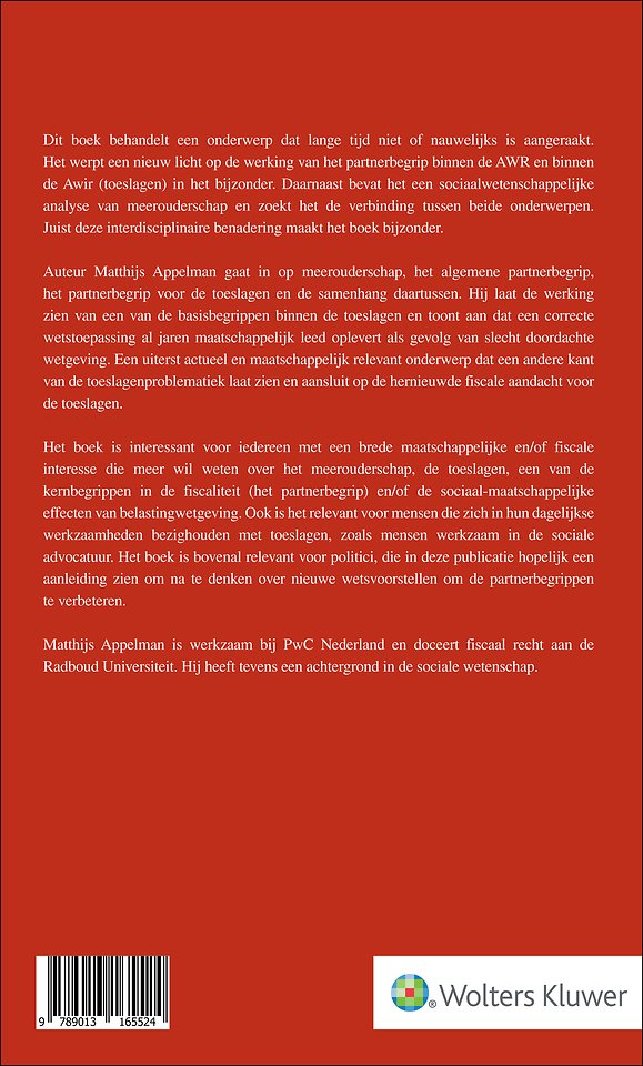 Meerouderschap en de fiscaliteit