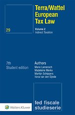 European Tax Law Volume 2 - Studenteneditie