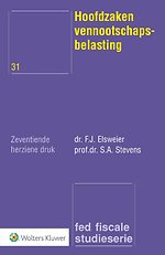 Hoofdzaken vennootschapsbelasting