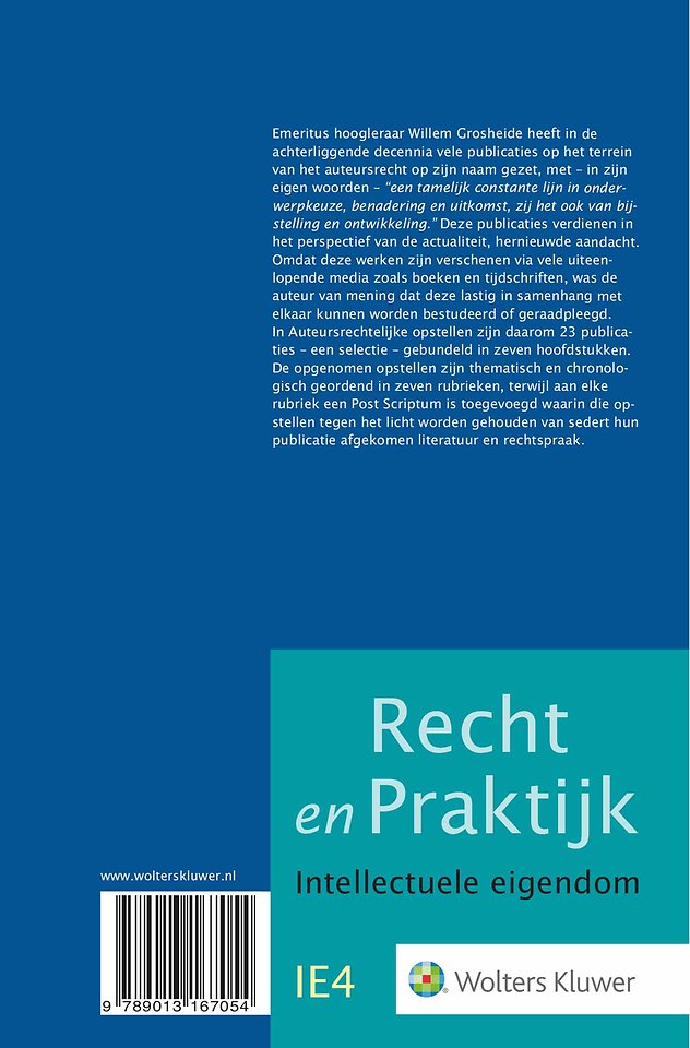 Auteursrechtelijke opstellen