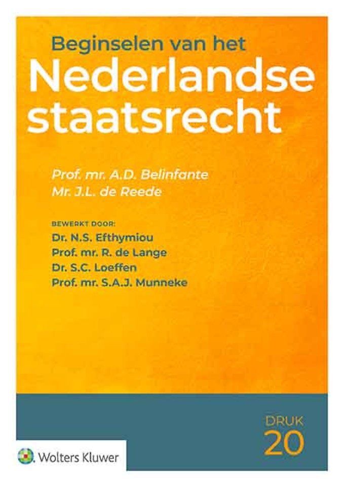 Beginselen van het Nederlandse staatsrecht door N.S. Efthymiou Managementboek.nl Beginselen van het Nederlandse staatsrecht door N.S. Efthymiou Managementboek.nl