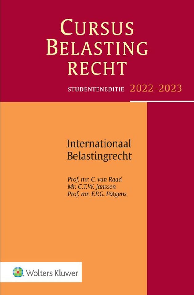 Studenteneditie Cursus Belastingrecht Internationaal Belastingrecht 2022-2023
