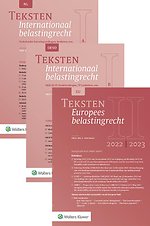 Teksten Internationaal & Europees belastingrecht 2022/2023