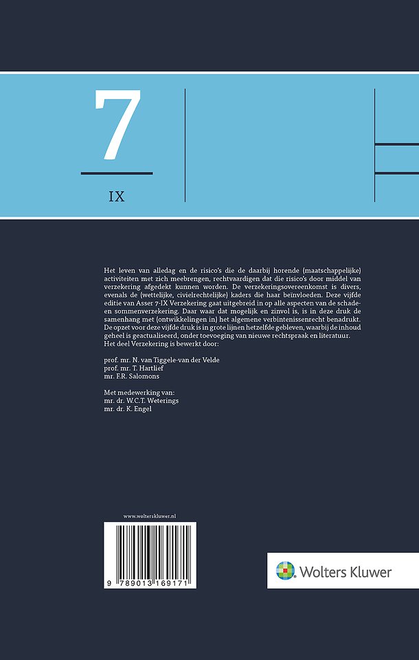 Asser 7-IX Verzekering