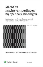 Macht en machtsverhoudingen bij openbare biedingen
