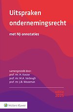 Uitspraken ondernemingsrecht - editie 2025