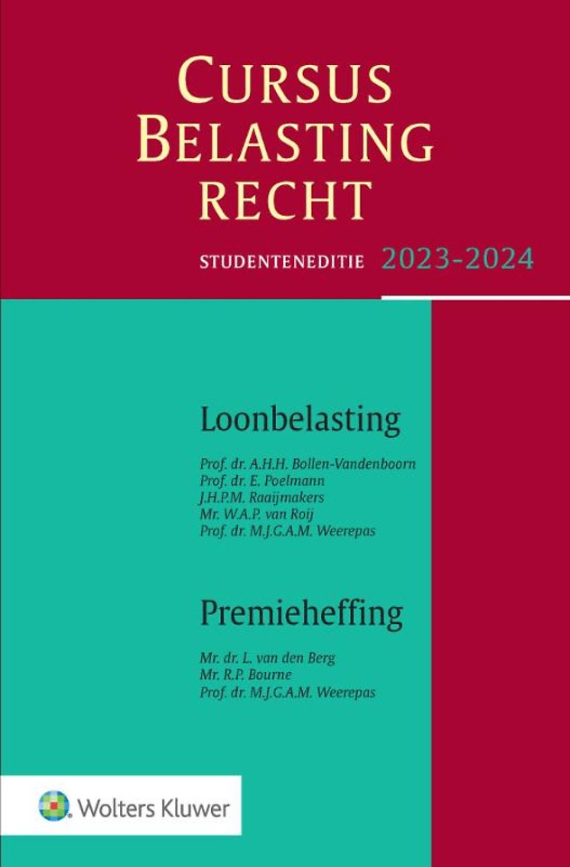 Studenteneditie Cursus Belastingrecht Loonbelasting/Premieheffing 2023-2024