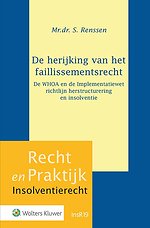 De herijking van het faillissementsrecht