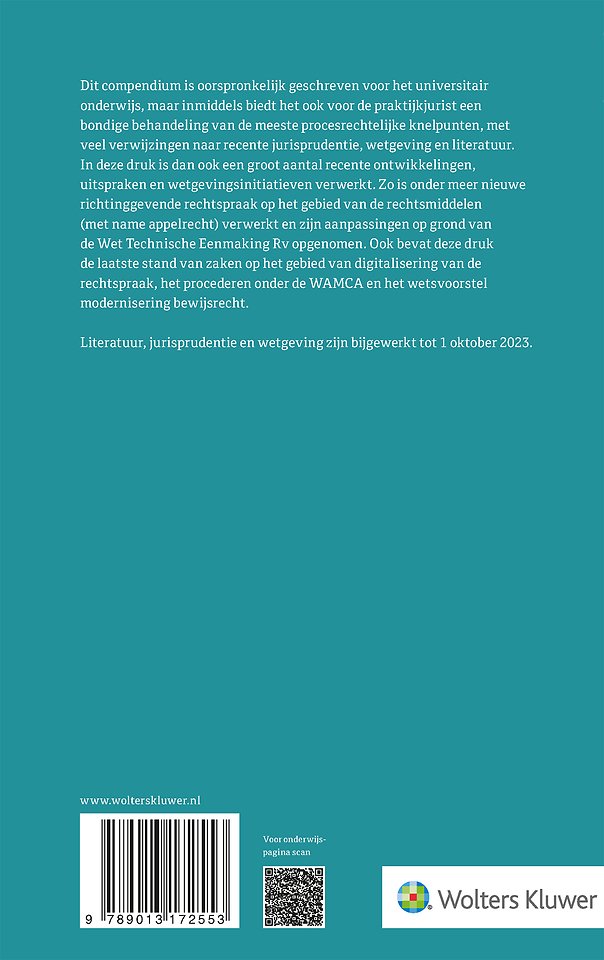 Compendium Burgerlijk procesrecht