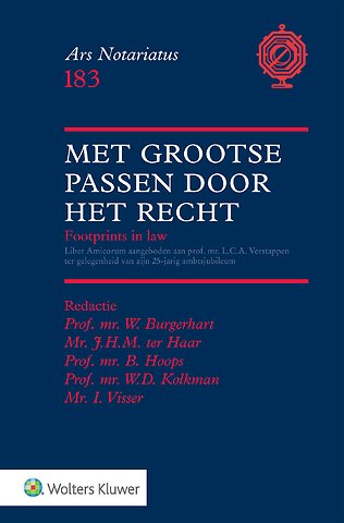 Met grootse passen door het recht