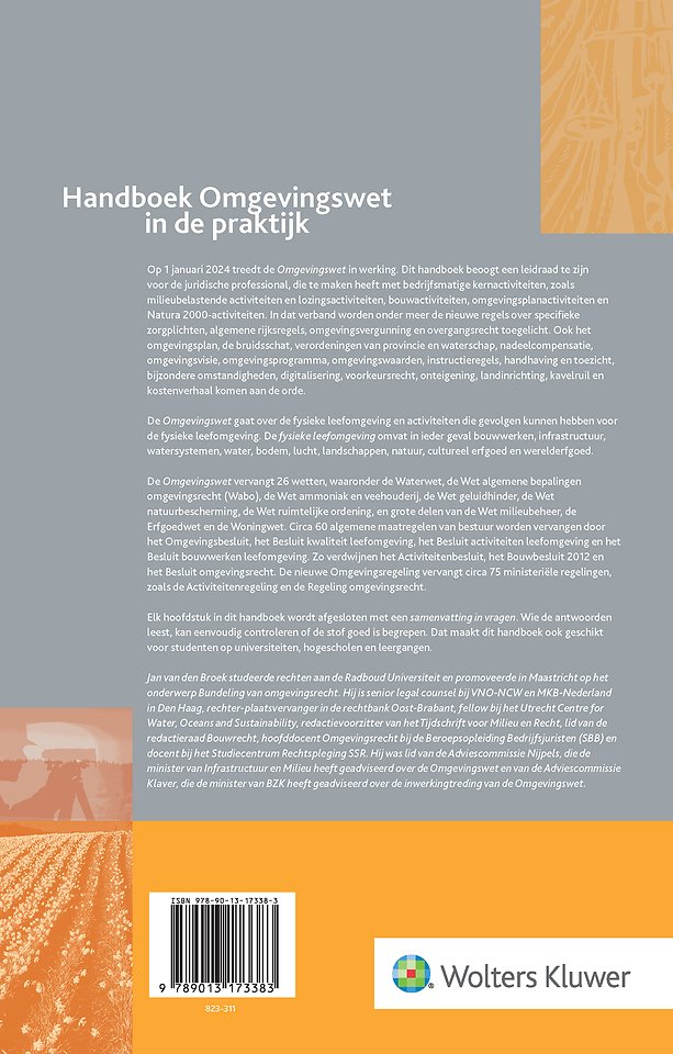 Handboek Omgevingswet in de praktijk 2023
