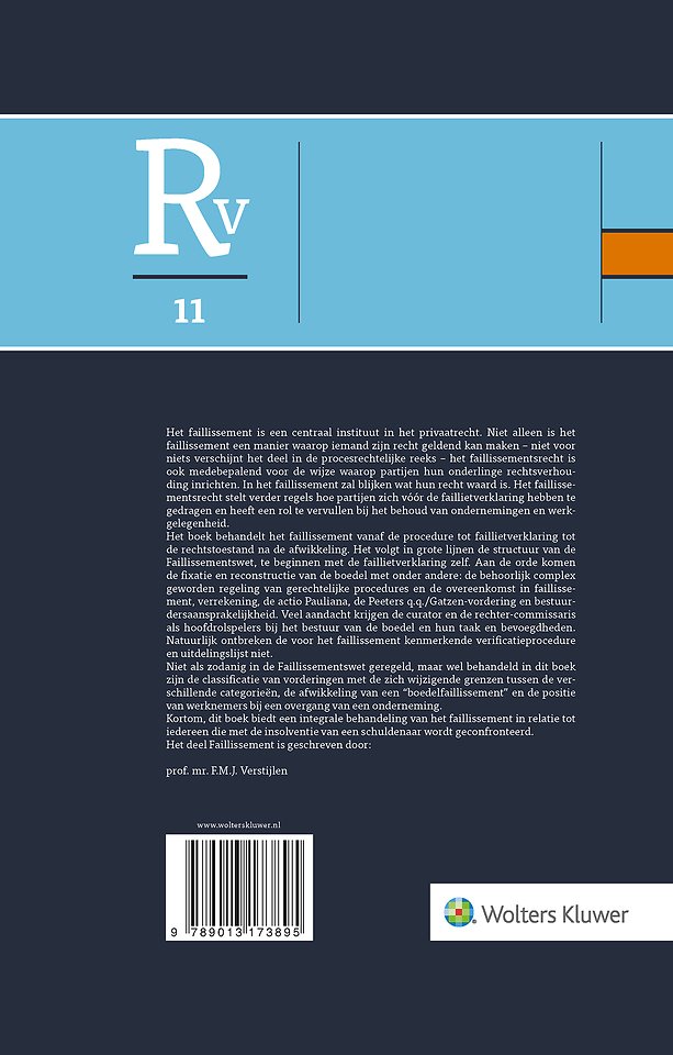 Asser Procesrecht 11 - Faillissement