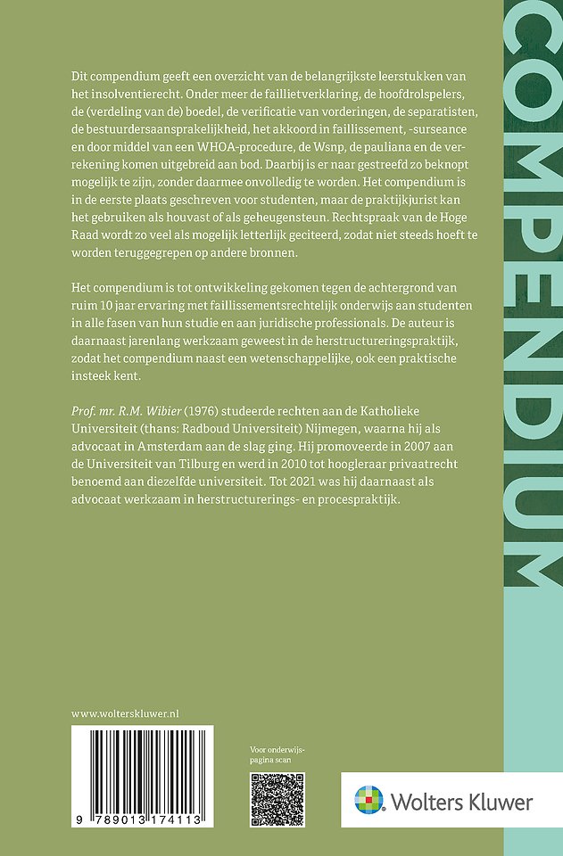 Compendium Nederlands insolventierecht