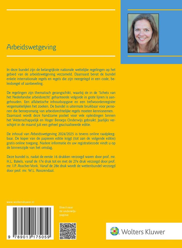 Arbeidswetgeving 2024/2025