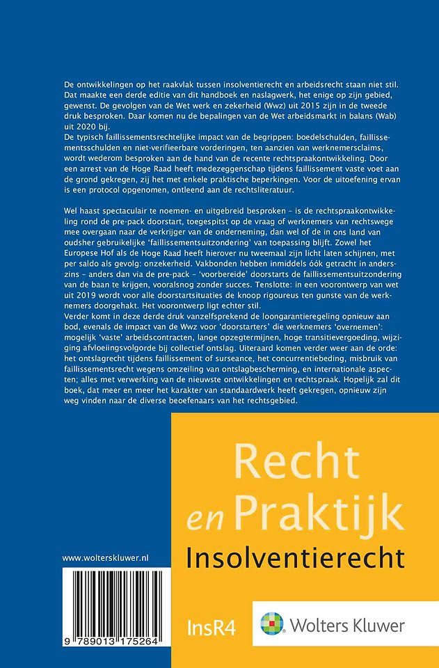 Arbeidsovereenkomst en Insolventierecht