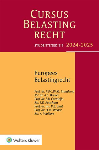 Studenteneditie Cursus Belastingrecht Europees belastingrecht 2024-2025