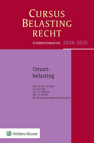 Studenteneditie Cursus Belastingrecht Omzetbelasting 2024-2025