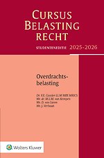 Studenteneditie Cursus Belastingrecht Overdrachtsbelasting 2025-2026