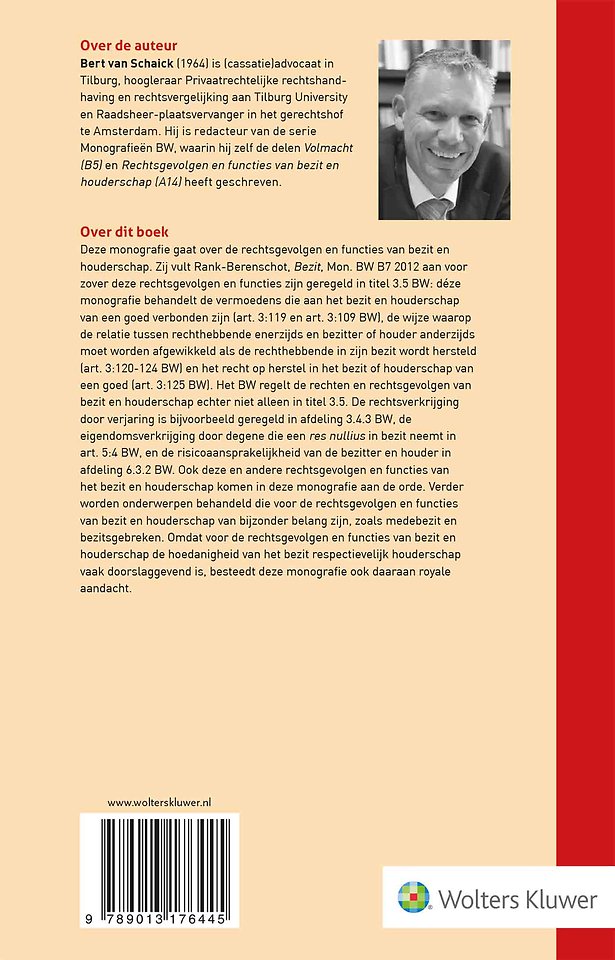 Rechtsgevolgen en functies van bezit en houderschap