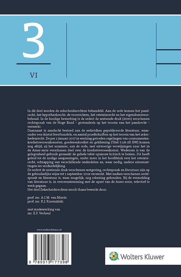 Asser 3-VI Zekerheidsrechten